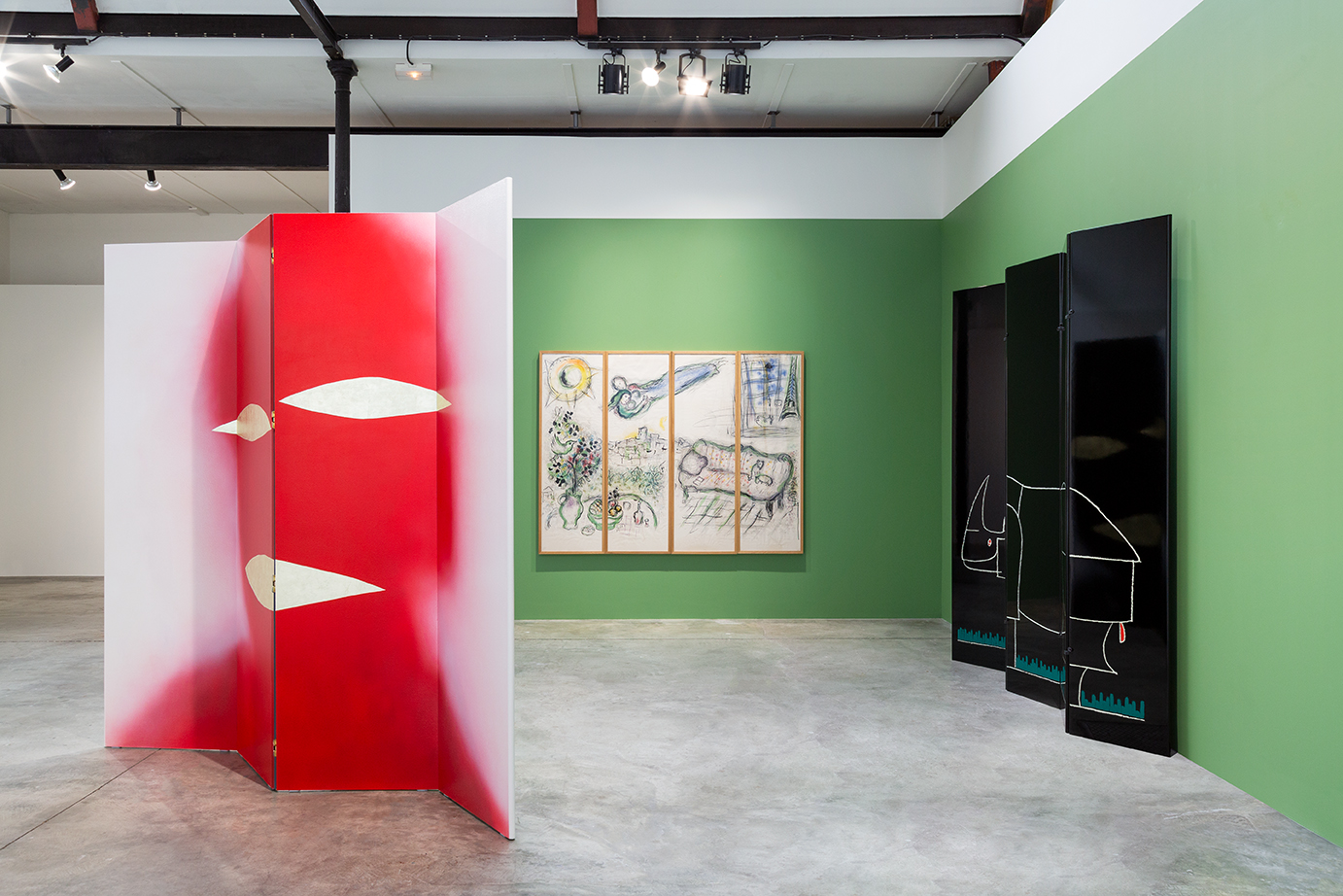 Exposition Paravents, galerie EAST

Daniel Schlier, Marc Chagall & Franois-Xavier Lalanne